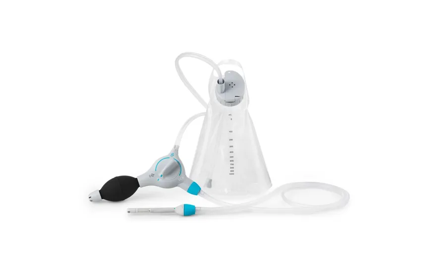 Image of Peristeen Plus. Peristeen Plus is a high-volume TAI device that provides an effective solution to constipation and incontinence and helps individuals to regain confidence and control over their bowel. 